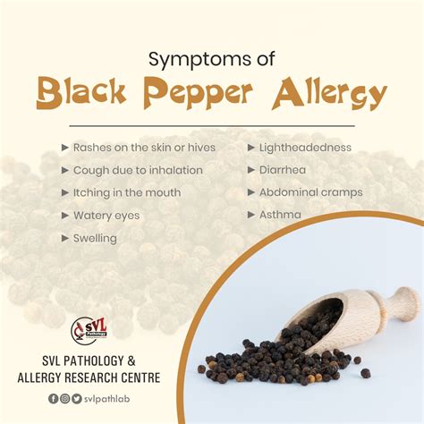 Black Pepper Allergy Symptoms Identified
