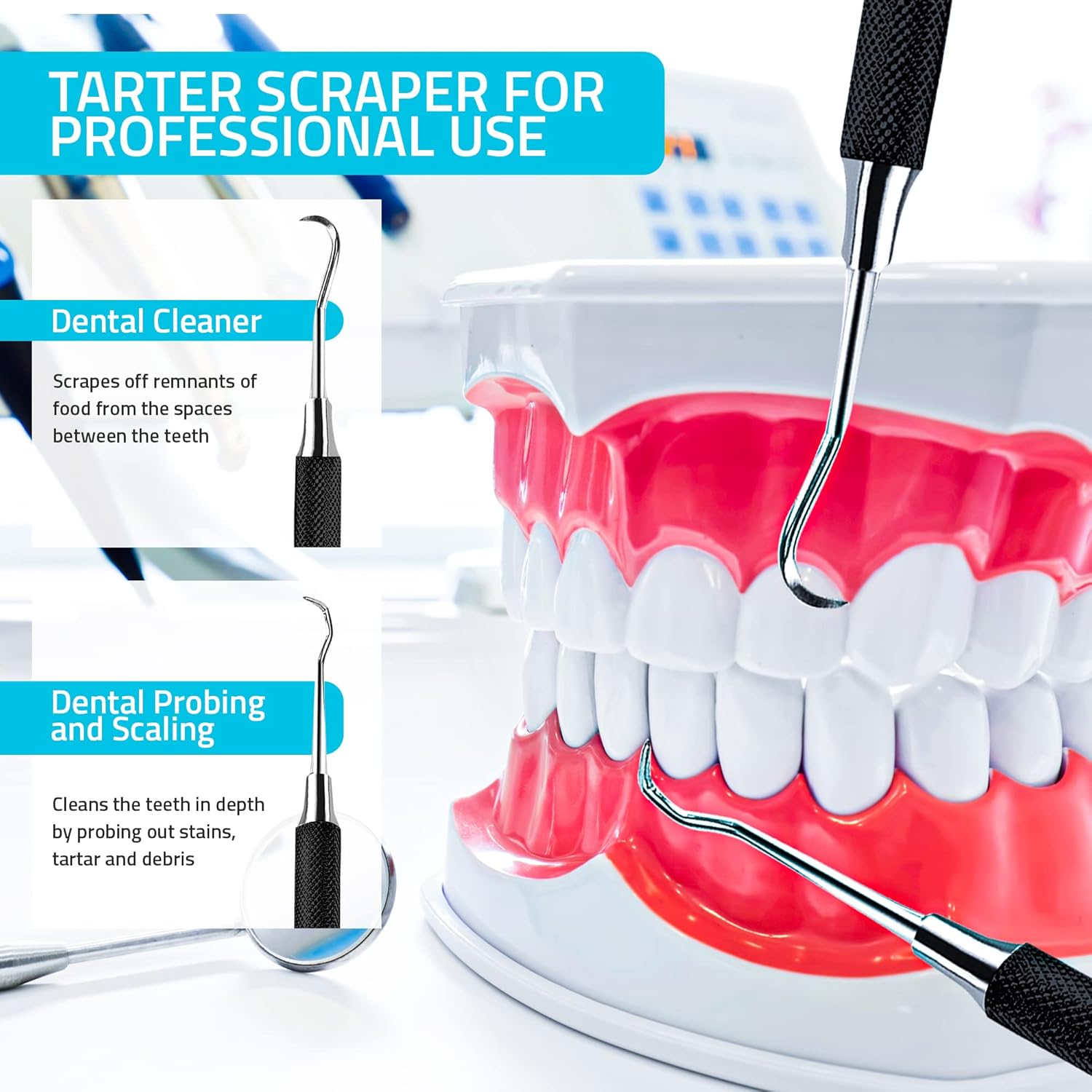 Dental Tartar Scraper Tool: Remove Plaque Easily