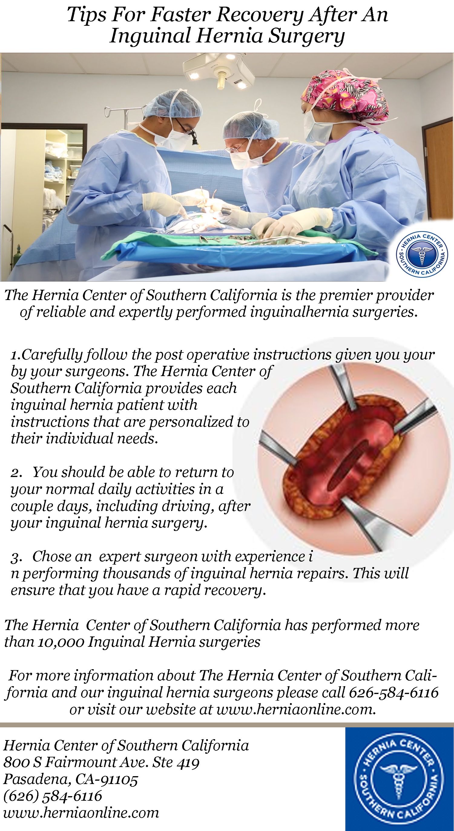 Hernia Recovery: Faster Healing Tips