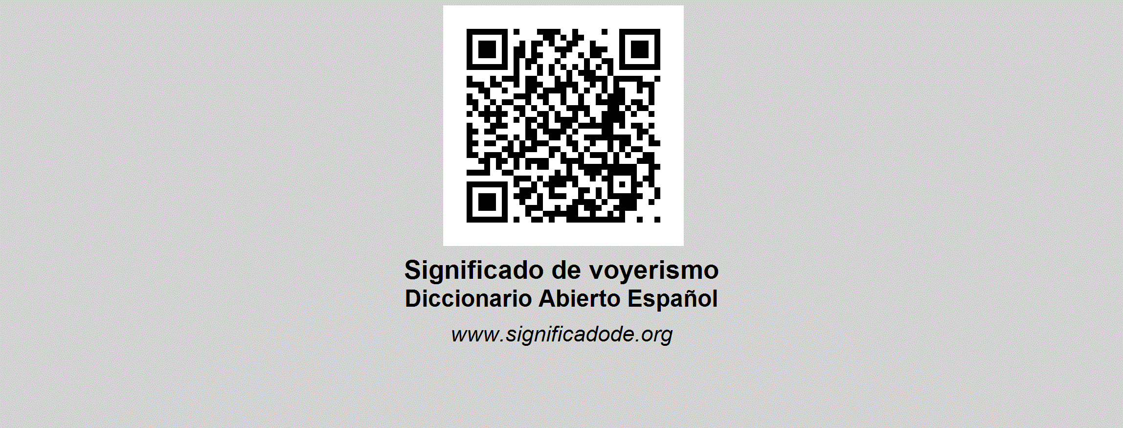 Qué Significa Voyerismo