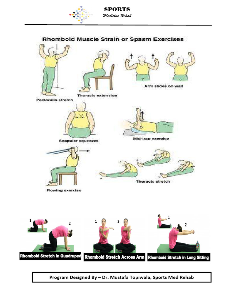Strained Rhomboid Exercises