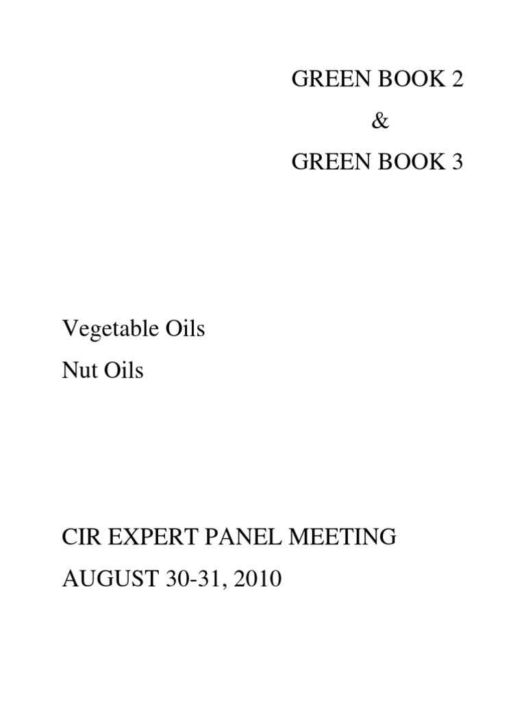 Vegetable Oil Allergy