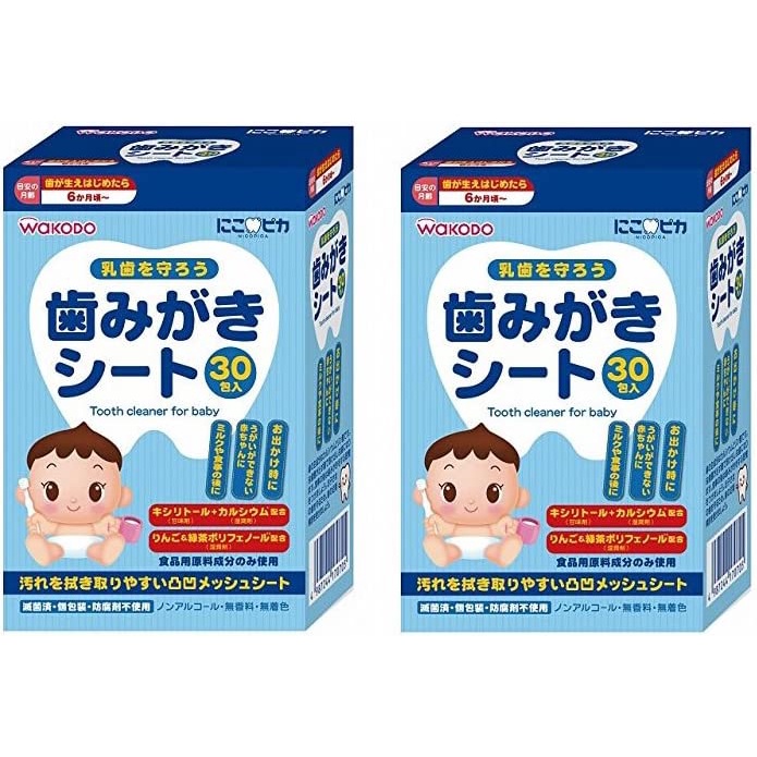 Wakodo Toothpaste Sheet Baby 30 Packs Toddler Tooth Care Infant Tooth Wakodo Toothpaste Sheet Baby 30 Packs Toddler Tooth Care Infant Tooth